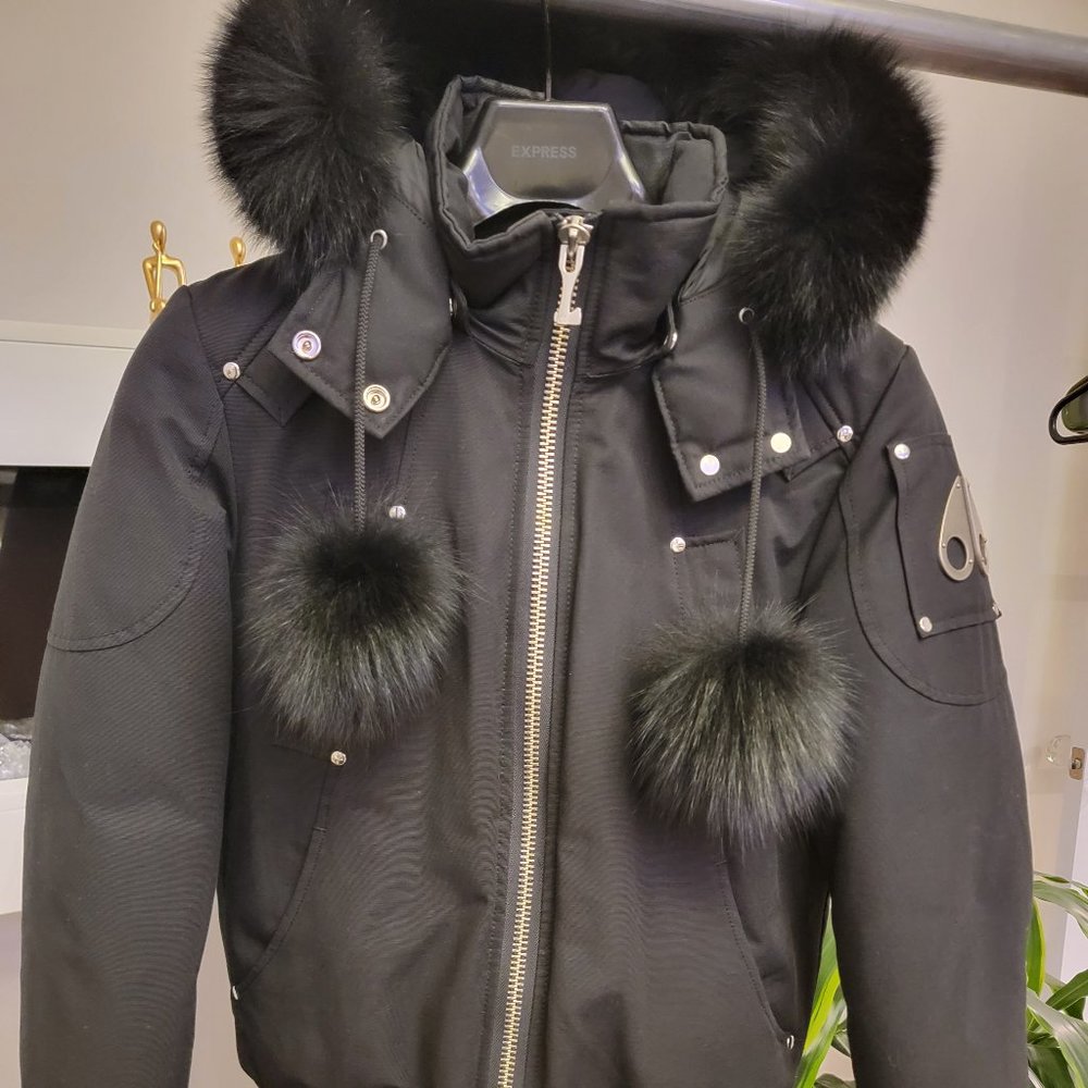 Black Mooseknuckle coat